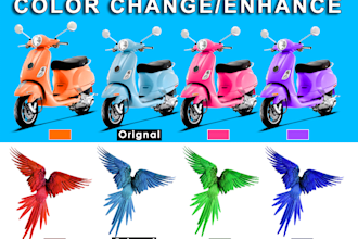 change color, replace color or recolor in photoshop