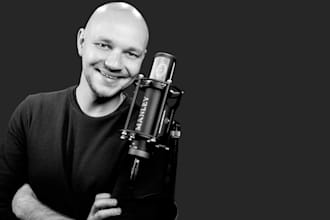 asap record professional polish male voiceover