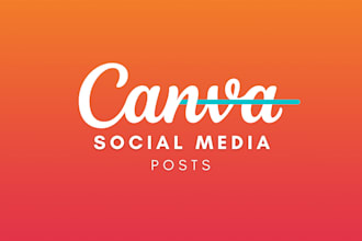 design social media posts on canva