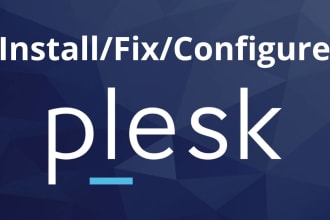 install, fix or configure plesk