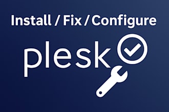 install, fix or configure plesk
