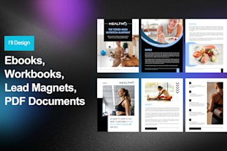 design a professional ebook, workbook or lead magnet PDF