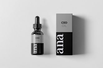 design cbd label and box in 24hrs