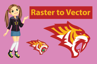 vectorize ,fix,edit or redesign your logo