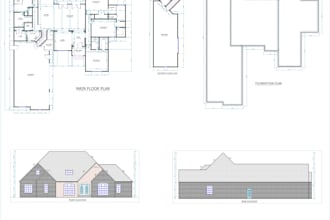 produce detailed plans, elevations, and sections