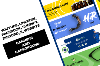 design professional website banner, slider, shopify ads