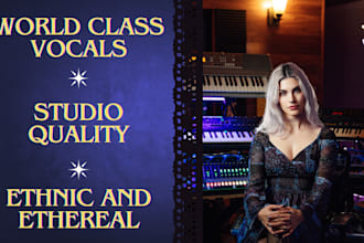record professional world class vocal tracks for your music