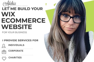 create a wix ecommerce business website