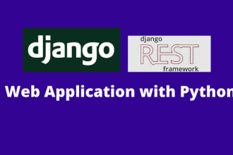 develop web application with django python