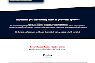 create  full website using elementor pro page builder
