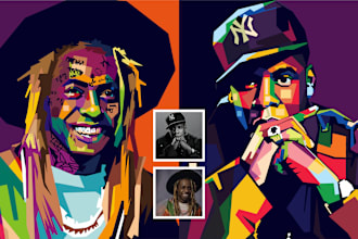 draw wpap pop art from your photo