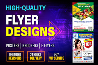 design a flyer and poster for your business