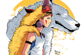 draw cartoon illustrations for you