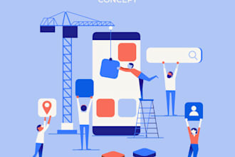 develop a mobile application in flutter for android and ios