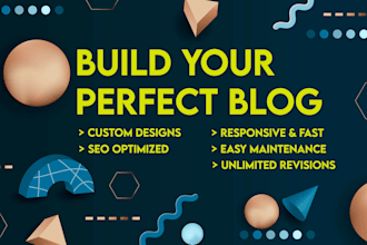 create wordpress blog website, blog writing website