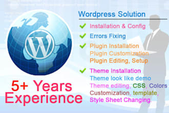 do wordpress job in 24hr