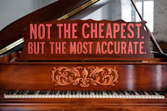 do exact piano transcription with sheet music