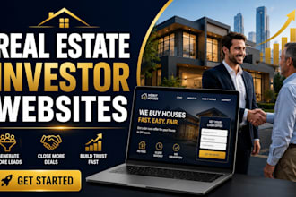 build your real estate investor and lead generation website