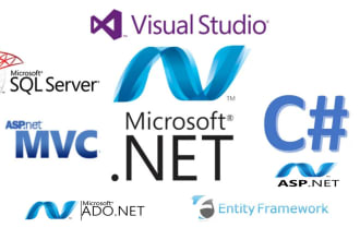 develop an asp net mvc, dot net core with ms sql server
