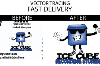 vector trace, convert, and redraw your design