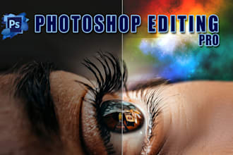 do adobe photoshop editing, background removal in 12 hours