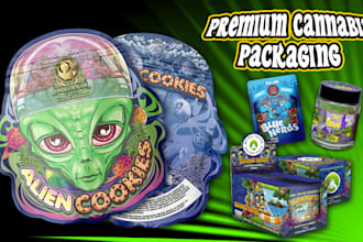 design premium cannabis packaging and mylar bag