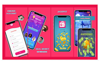 create creative app screenshot for app store or play store