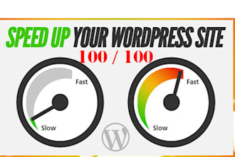 do wordpress website speed optimization, increase page speed