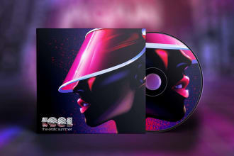 design stunning single cover or album cover
