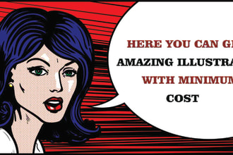 design cartoon comic book vector tracing comic illustration