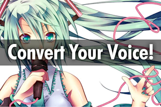 convert your voice into vocaloid