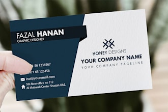 do professional minimalist luxury business card design