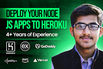 do nodejs projects and deploy them on heroku or any platform