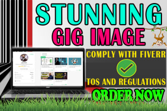 design a stunning fiverr gig image in few minutes
