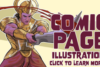 draw a comic book page for you