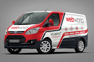 create a beautiful car wrap design for you