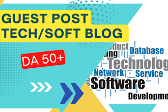 do guest post on technology, software blog with dofollow backlink