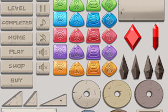 create UI design for games
