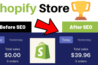 do shopify store SEO to improve google ranking