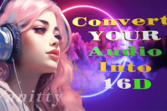 convert any audio into 16d audio