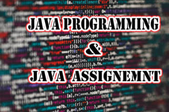 do java assignments or java programming projects
