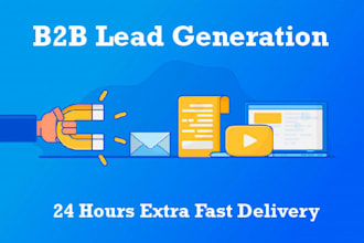 do targeted lead generation and web research