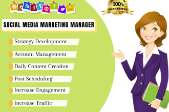 be your social media manager and personal assistant