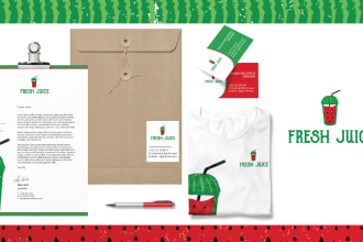design logo and full branding stationery identity