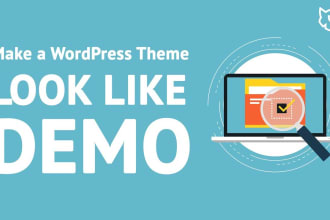 customize themeforest wordpress theme exactly like as demo