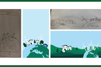 do vector tracing to turn drawing png and jpeg into vector