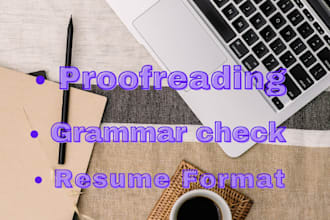 proofread 2000 words spelling and grammar in english