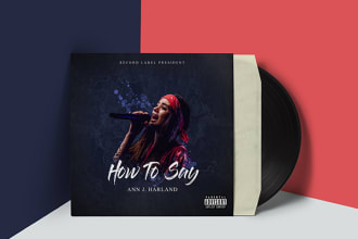 design single, mixtape, custom album cover or music artwork