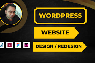 redesign your wordpress elementor website professionally
