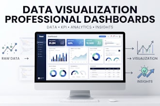 create professional data dashboards and visualizations